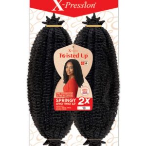 Springy Afro Twist 12" – 2X Pack